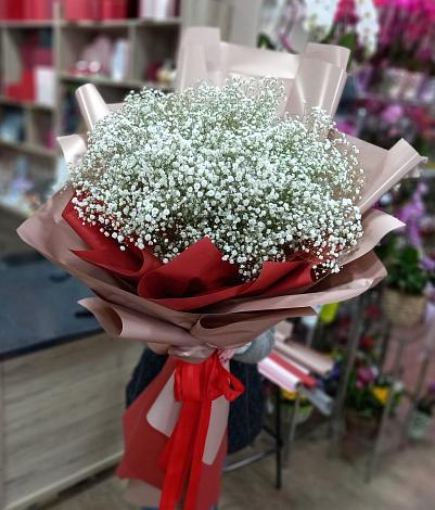 Букет цветов из: Гипсофила в Смидовиче