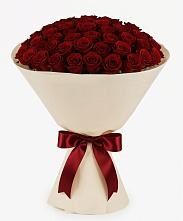 Букет 101 Бордовая роза Блэк Бакарра в Смидовиче