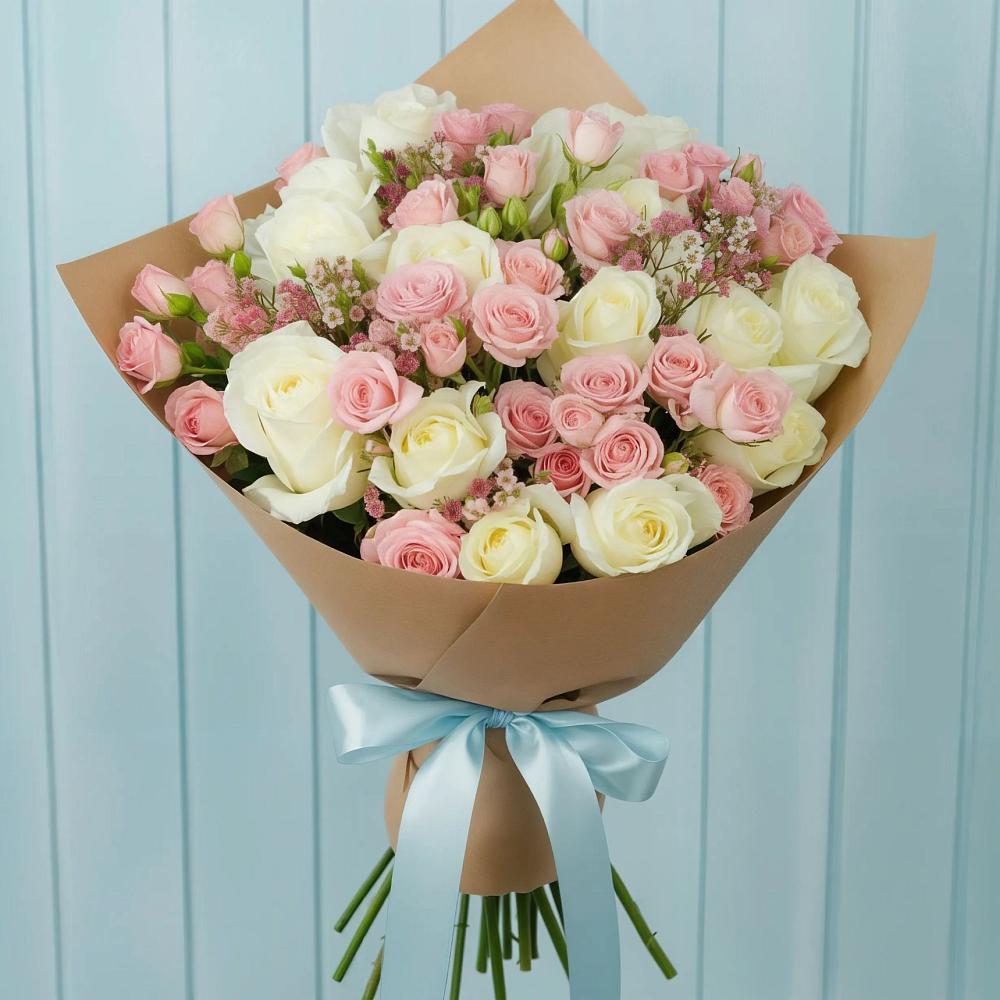 Букет цветов из: Розы в Смидовиче