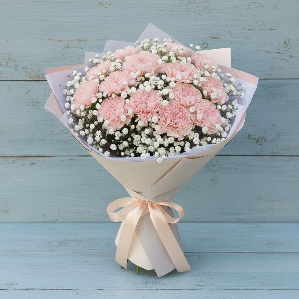 Букет цветов из: Гвоздики в Смидовиче