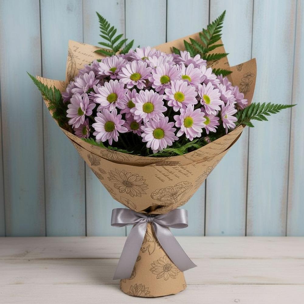 Букет цветов из: Хризантемы в Смидовиче