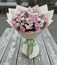 Букет цветов из:  Розы и Хризантемы #REPLACE_PRED# Смидовиче