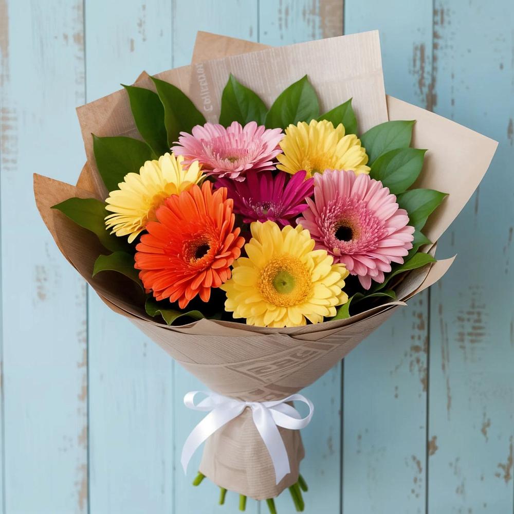 Букет цветов из: Герберы в Смидовиче