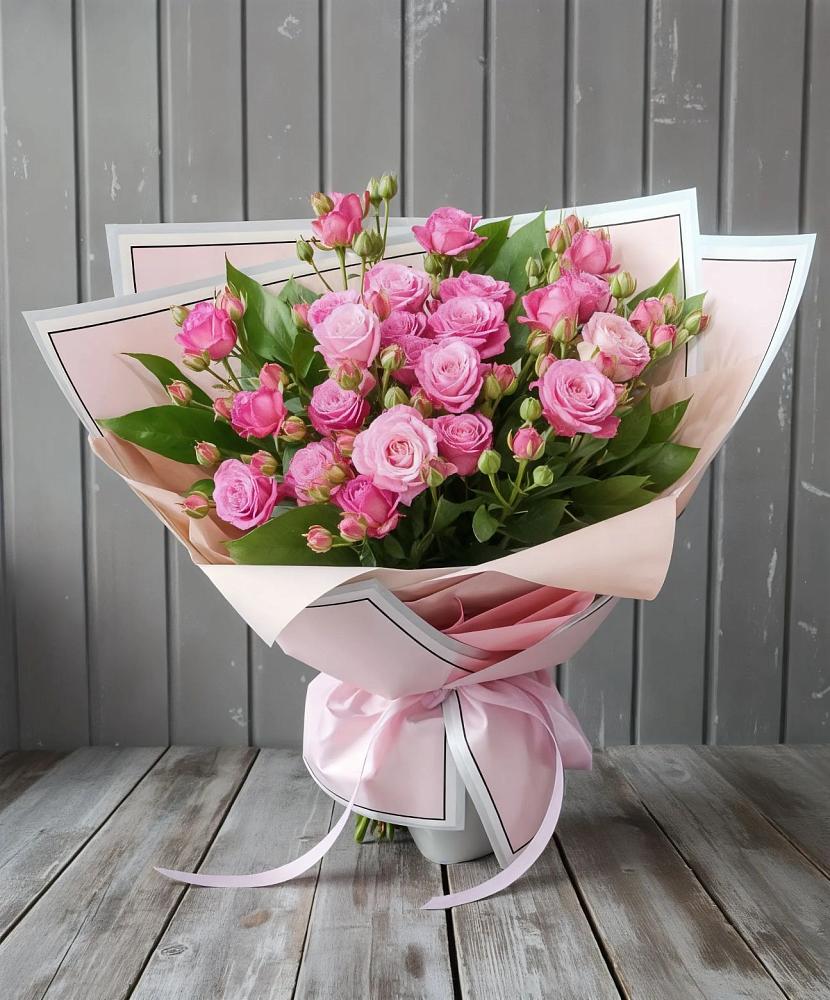 Букет Розовый кустик в Смидовиче