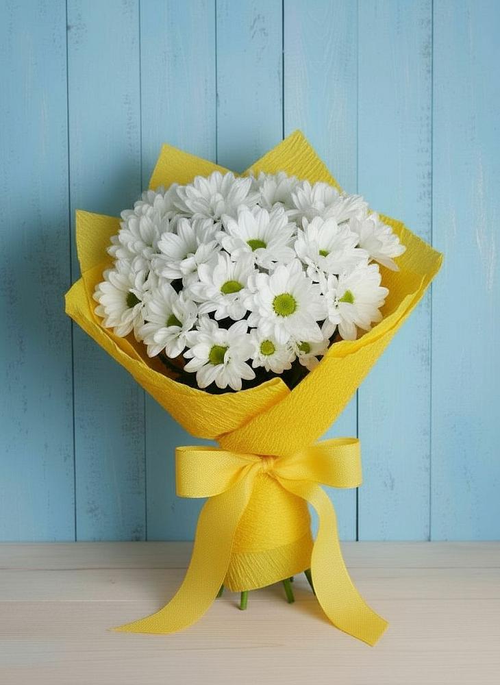 Букет цветов из: Хризантемы в Смидовиче