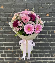 Букет цветов из:  Герберы и Хризантемы #REPLACE_PRED# Смидовиче