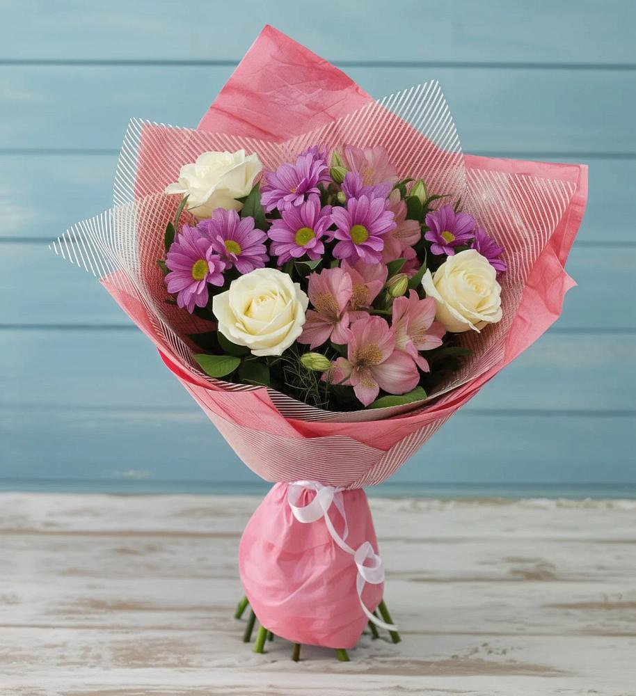 Букет цветов из: Герберы в Смидовиче